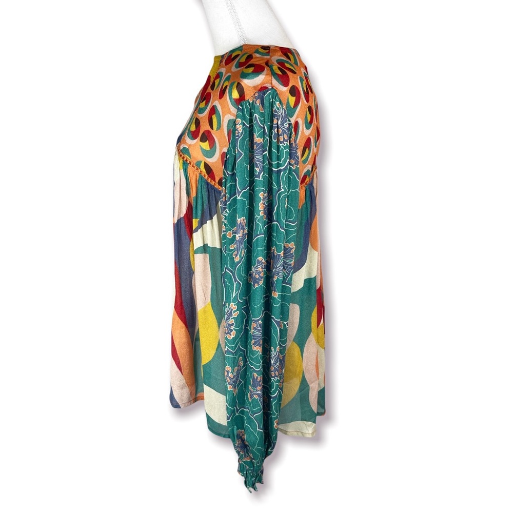 ♦️SOLD♦️Anthropologie Bl-nk Miranda Peasant Blouse, Medium NWT - Picture 12 of 14